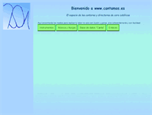 Tablet Screenshot of cantamos.es